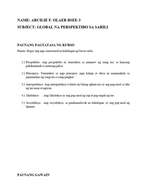 Image result for Module 1 Answer Key