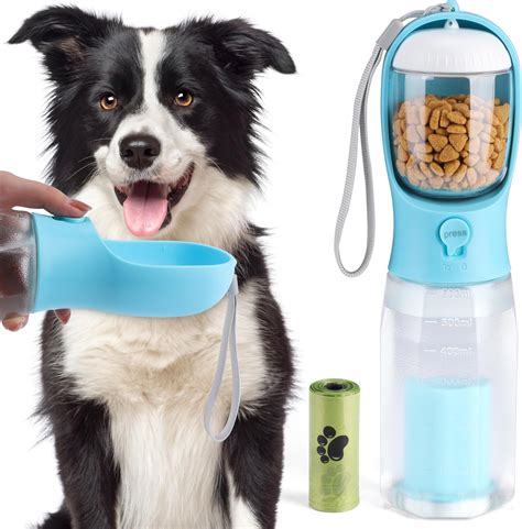 Zivacate Dog Water Bottle, Multifunction Portable Pet Outdoor Travel ...