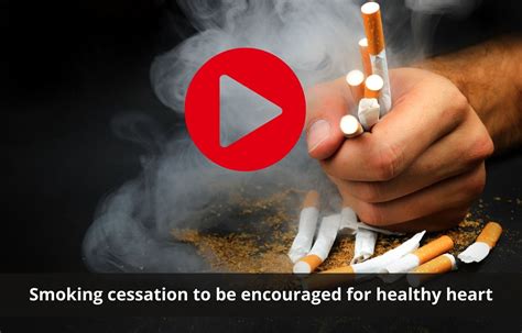 Smoking cessation to improve heart's health