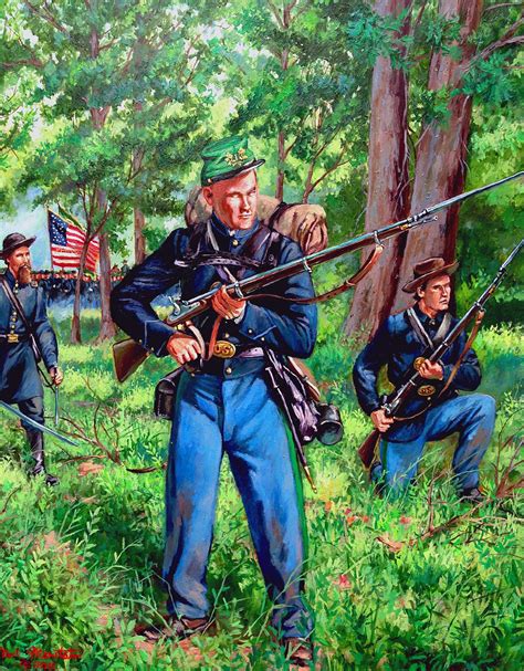35th Indiana (1st Irish) Regiment | Civil war art, Civil war, American war