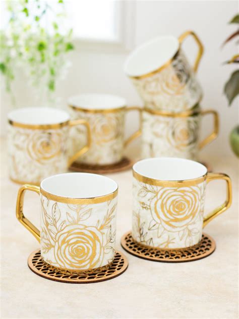 Buy Director Ebony Coffee & Tea Mugs, 200ml, Set of 6 Online – Clay ...