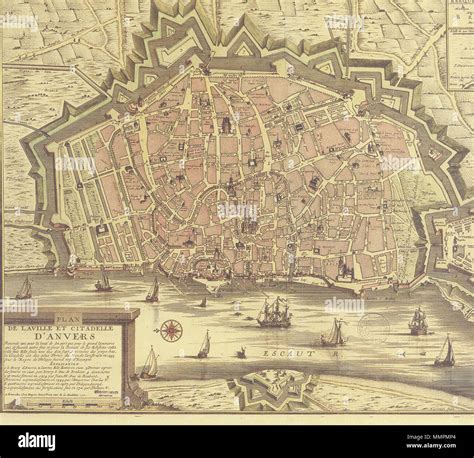 Map of antwerpen hi-res stock photography and images - Alamy