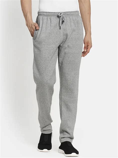 Men Grey Solid Tracksuits