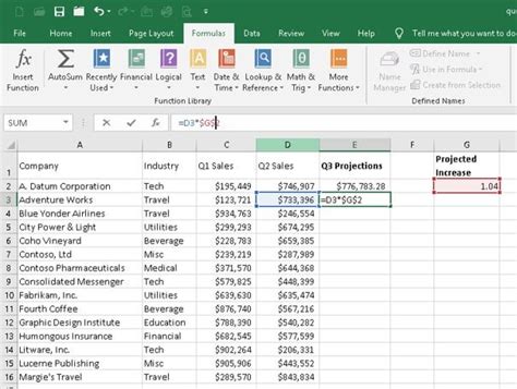 Image result for Excel-Format Relative vs Absolute