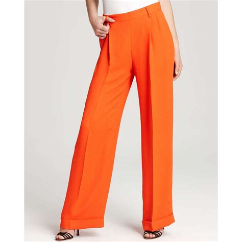 Orange Pants Ladies