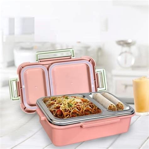 SAMVARDHAN Lunch Box Thermal Stainless Steel 800 ML Insulation Brunch ...