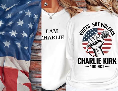 I Am Charlie Shirt Political Charlie Kirk T-Shirt, Faith Freedom ...