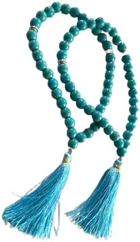 Firoza Color Tasbih (8mm, 33 Beads) – Islamic Prayer Beads for Dhikr ...