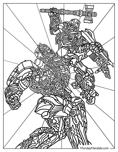 Optimus Prime Face Coloring Page