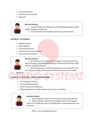 Image result for Java Course Content Template