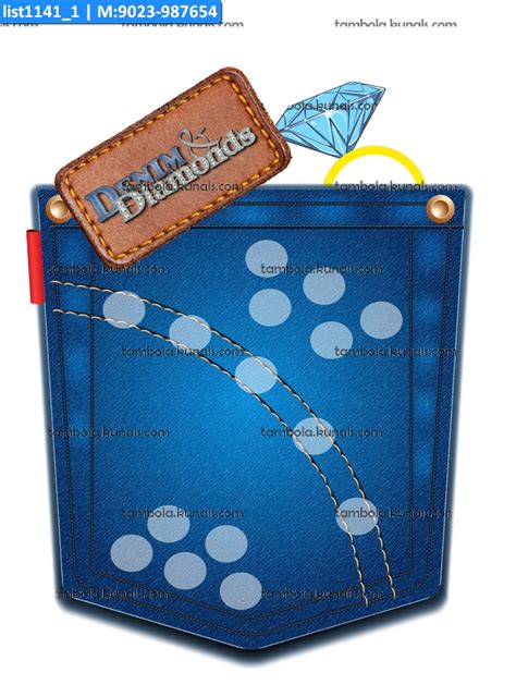 Denims and Diamonds kukuba 1 Tambola Housie in Denims Diamonds theme