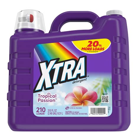Xtra Liquid Laundry Detergent, Tropical Passion, 315oz - Walmart.com