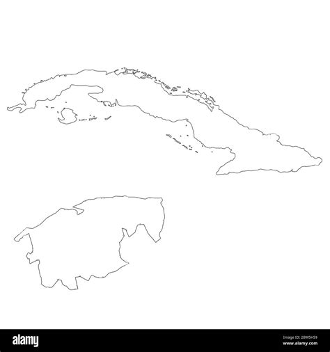 Cuba political map capital havana Stock Vector Images - Alamy