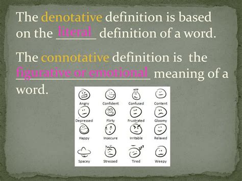 PPT - Unveiling the Depths of Word Meanings: Denotation vs. Connotation ...