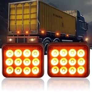 yuksood Rechargeable Flashing Lights for Vehicles, Strong Magnetic ...