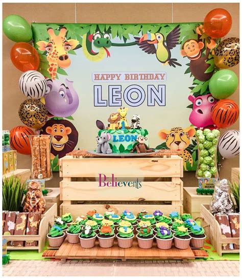 What a fun zoo birthday party! See more party ideas at CatchMyParty.com ...
