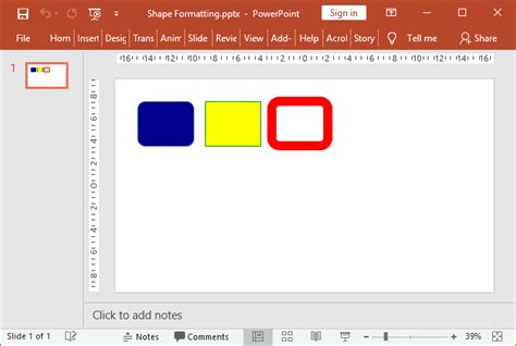 Format Shape PowerPoint 的图像结果