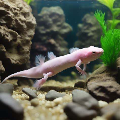 Axolotl In The Sea - exotails.com
