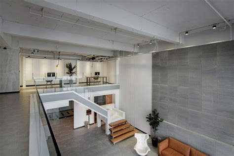 杭州loft风格办公室空间装修设计案例效果图_岚禾装饰设计