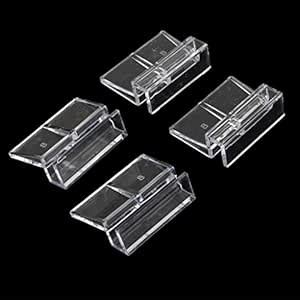 Enakshi 4Pcs Aquarium Fish Tank Plastic Clips Glass Cover Strong ...
