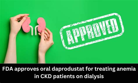 Oral Daprodustat gets USFDA nod for treating anaemia in CKD patients on ...