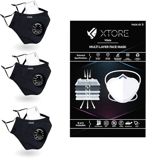 Xtore FDA CE Certified Anti pollution Cotton Reusable Washable N95 ...