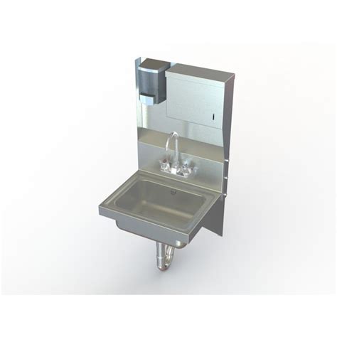 Aero Manufacturing Heavy Duty NSF Hand Sink W Soap And Towel Dispenser ...