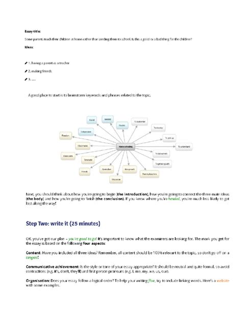 Example of Essay Format 的图像结果
