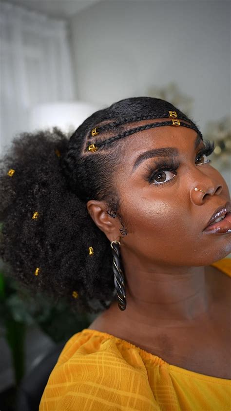 Image result for Natural Ponytail Tutorial