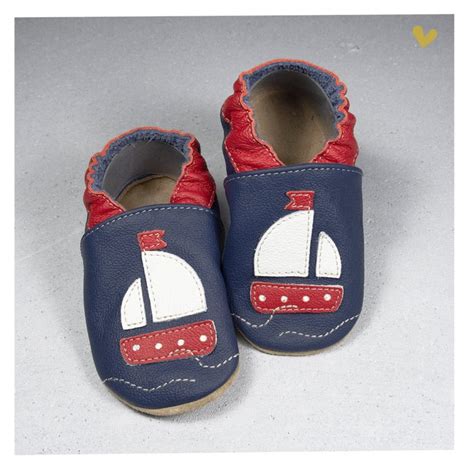 Chausson bebe on sale cuire souple