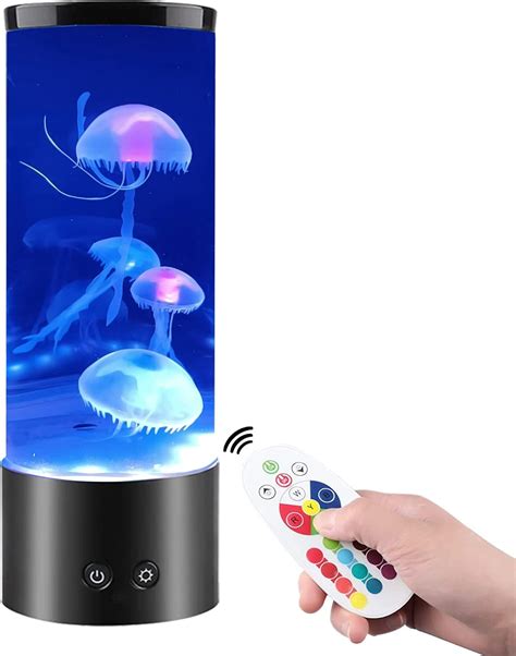 Buy Jellyfish Lava Lamp, Jellyfish Lamp with 16 Color Changing Light ...