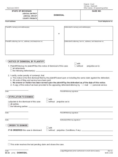 2019-2026 Form MI MC 09 Fill Online, Printable, Fillable, Blank - pdfFiller