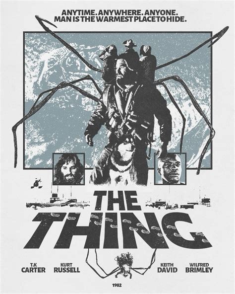 The Thing movie poster | Old film posters, Horror posters, The thing ...