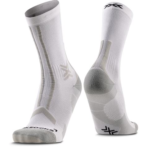 X-Socks Trail Run Discover Crew Socks - arctic white/pearl grey | BIKE24