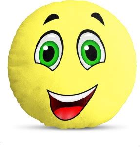 Sleep Nature's Emoticon Emoji Smiley Cushion Pillow Polyester Fibre ...
