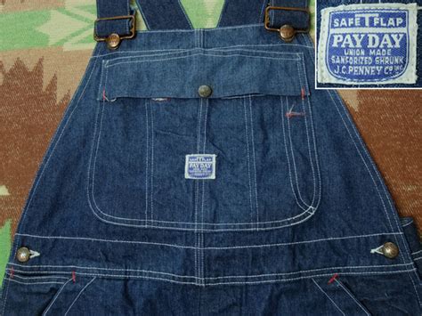 メンズspecial vintage古着 40s PAY DAY オーバーオールパンツ