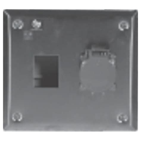 Buy BCH Universal Cover Plug & Socket Box With Single Pole MCB Cutout ...