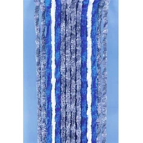 CORTINA 56 X 205 AZUL / GRIS / BLANCA