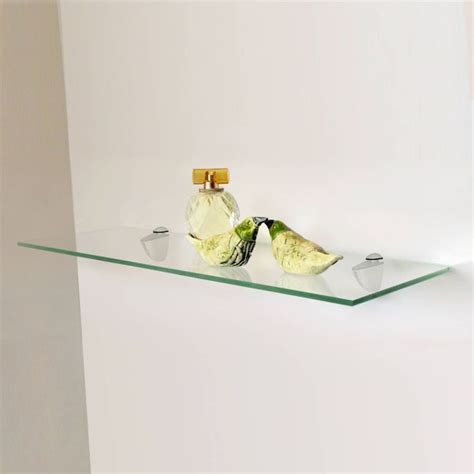 Fab Glass and Mirror 10-in L x 48-in D x 0.37-in H Clear Glass ...