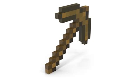 Minecraft Wooden Pickaxe 3D model | 3D Molier International