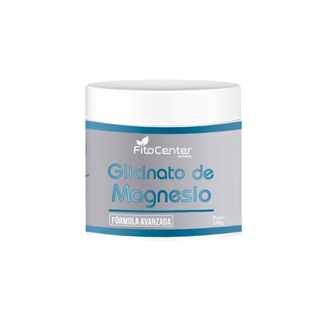 Glicinato de magnesio – 250g – FitoCenter Natural
