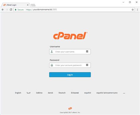 Image result for cPanel Sign In