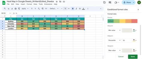 Google Heat Map Example 的图像结果