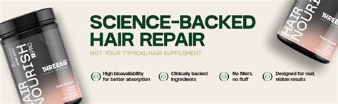 Buy Three65 Hair Nourish Pro | Amino Acid & Biotin Hair Growth Tablets ...