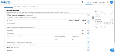 E-File Form 990 的图像结果