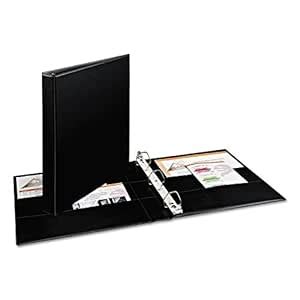 Avery® Durable Slant Ring Reference Binder, 1in Capacity, Black ...