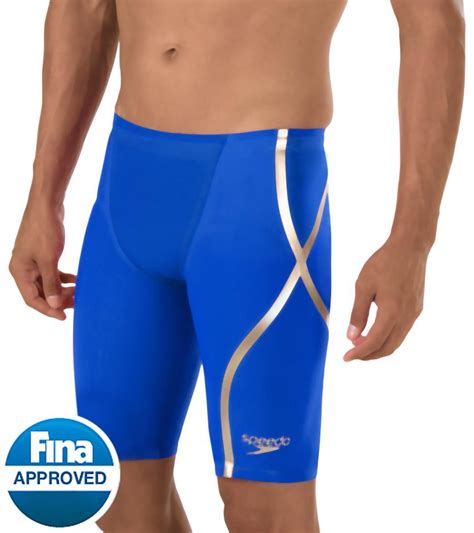 Speedo Men's LZR Racer X High Waist Jammer Tech Suit Swimsuit at ...