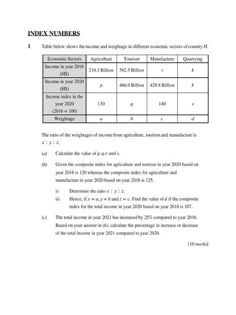 Image result for Index Numbers