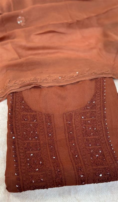 CHIKANKARI UNSTITCHED SALWAR 08032516 – Ashima Fashion Store