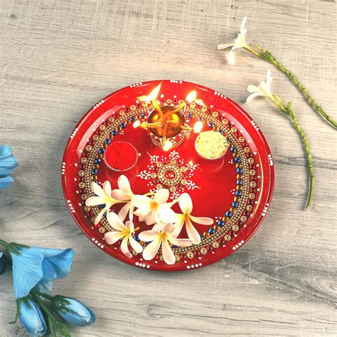 Itiha Indian 8 inch Traditional Hand Painted Steel India | Ubuy